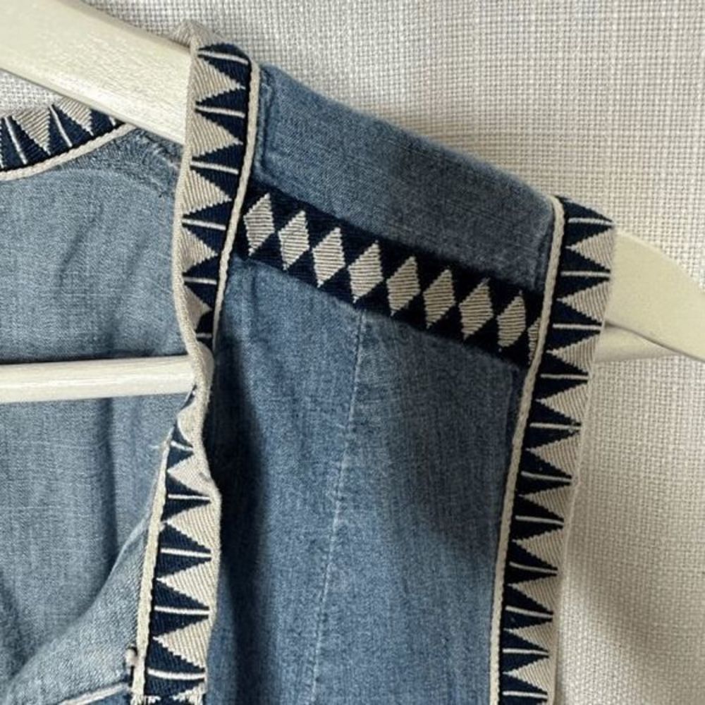 J. Crew Blue Chambray Denim Dress - Picture 3 of 5